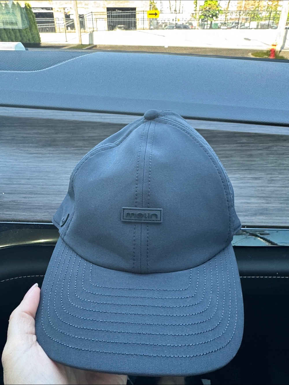Men's Black Baseball Cap -MELIN